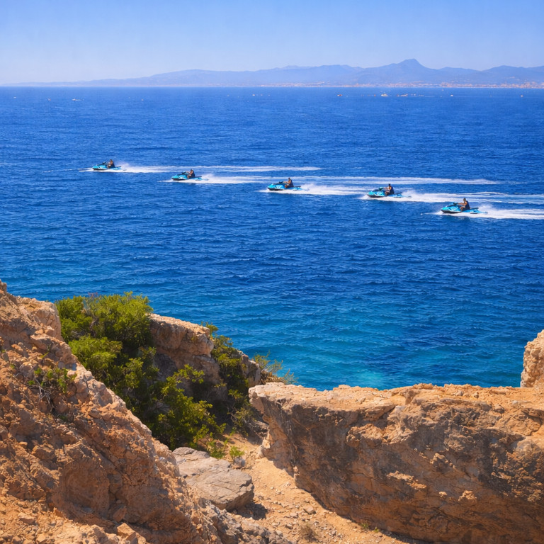 Jetski auf dem Wasser